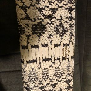 Snakeskin Pattern Coach Leather Wallet